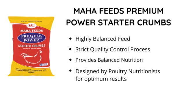 maha feeds premium power starter crumbs